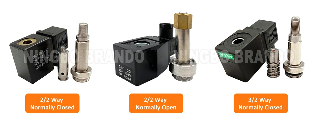 Solenoid Valve Coil And Armature Plunger 12V 24V DC 48V 110V 115V 120V 220V 230V 240V 380V AC